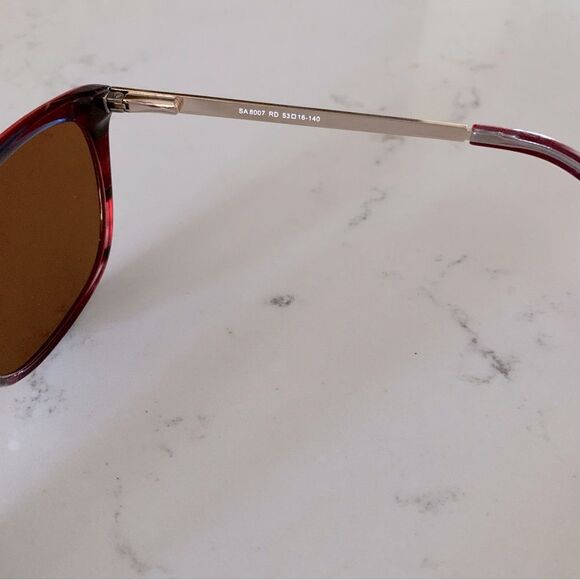 Salsa Red Cat Eye Eyeglasses - Picture 5 of 8